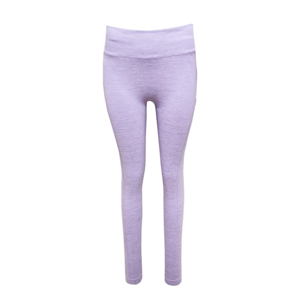 TriDri Dam/Kvinnor Melange Skulpturerad Sömlös 3D Leggings S Lila Lilac S