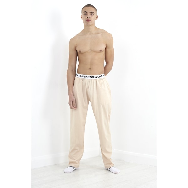 Brave Soul Mens Weekend Mode Jersey Lounge Pants S Stone Stone S