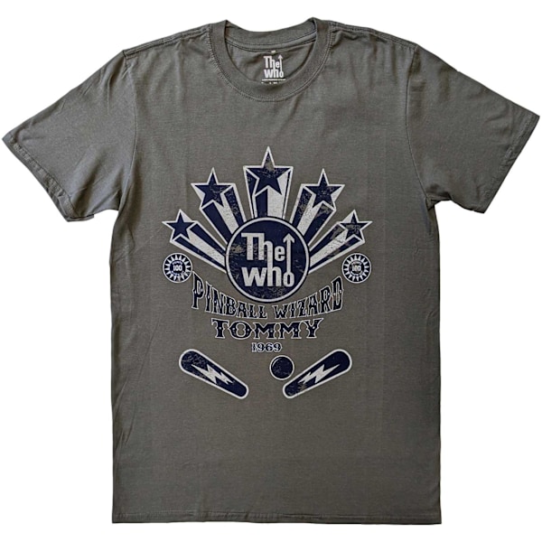 The Who Unisex Vuxen Pinball Wizard Flippers Bomull T-shirt M C Charcoal Grey M