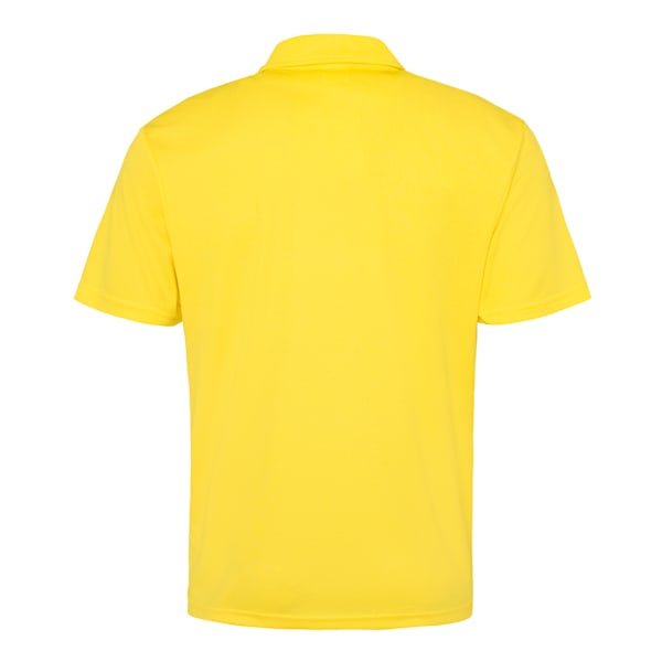 AWDis Just Cool Herr Poloshirt i enfärgad sportmodell 3XL Solgul Sun Yellow 3XL