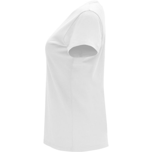 Roly Dam Capri T-shirt med Kort Ärm M Vit White M