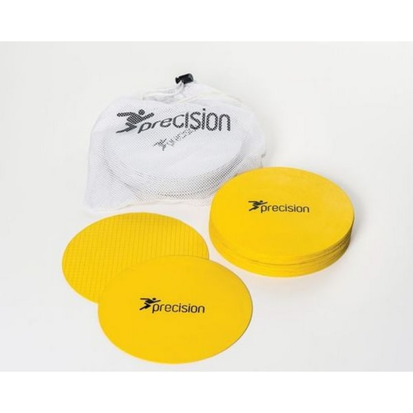 Precision Rubber Round Marker Discs (Pack of 20) M Yellow Yellow M