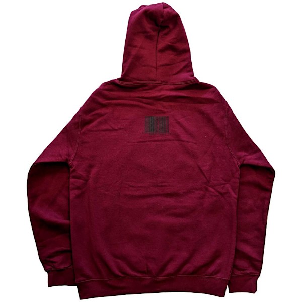 Slipknot Unisex Adult Barcode Hoodie M Maroon Maroon M