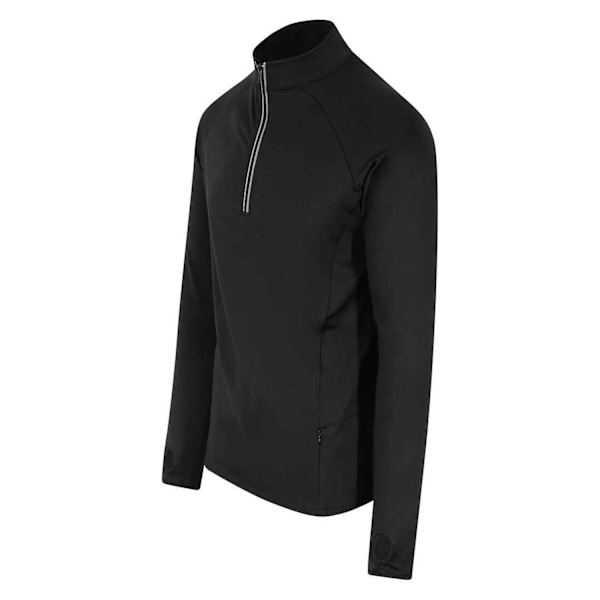 Awdis Cool-Flex Half Zip Långärmad Topp M Jet Black Jet Black M