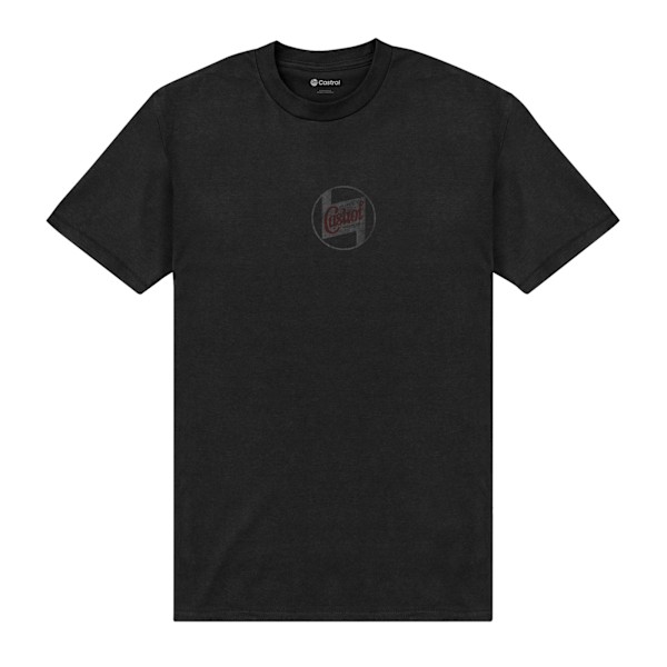 Castrol Unisex Vuxen Motor Patent T-Shirt L Svart Black L