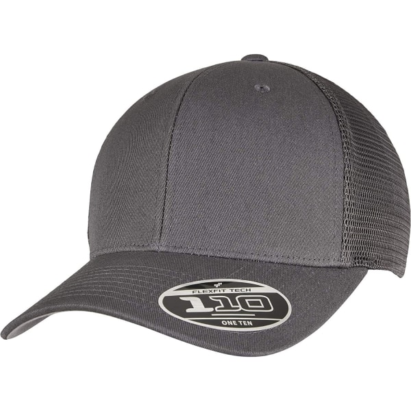 Flexfit Unisex Adult 110 Mesh Trucker Cap One Size Charcoal Charcoal One Size