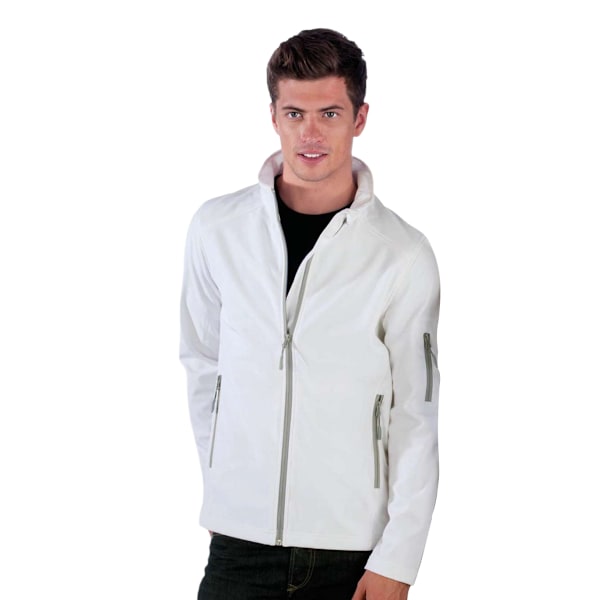 Kariban Herr Modern Softshell 3-lagers Prestandajacka White M