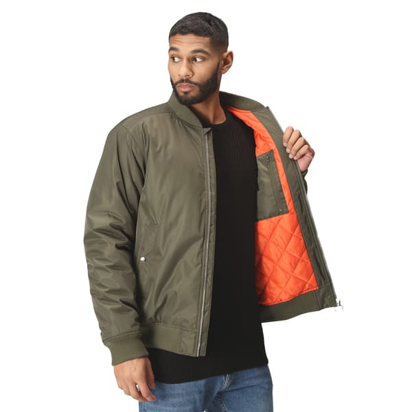 Regatta Professional Herr Pro Pilot Bomberjacka med ärmficka Dark Khaki 3XL