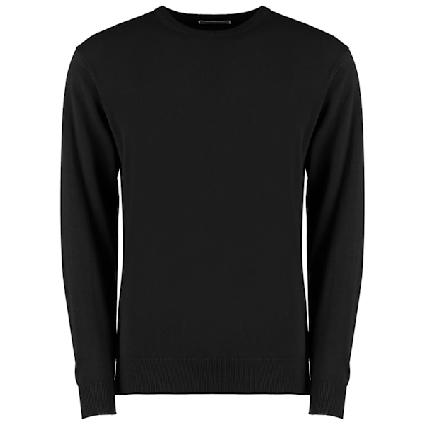 Kustom Kit Herr Arundel Crew Neck Tröja L Svart Black L