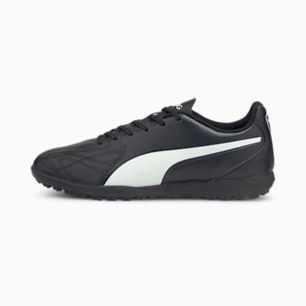 Puma King Hero 21 TT Läder Astro Turf Tränare 7 UK Svart Black/White 7 UK