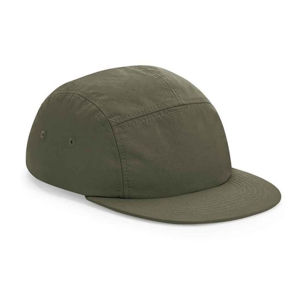 Beechfield 5 Panel Camper Cap One Size Olive Green Olive Green One Size