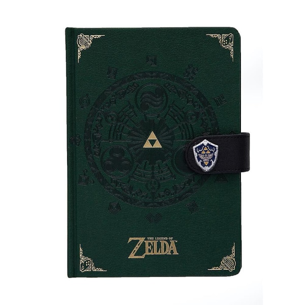 The Legend of Zelda Medallion A5 Notebook A5 Grön Green A5