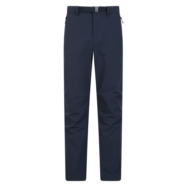 Mountain Warehouse Herr Grassland Belted Trousers 32R Navy Navy 32R
