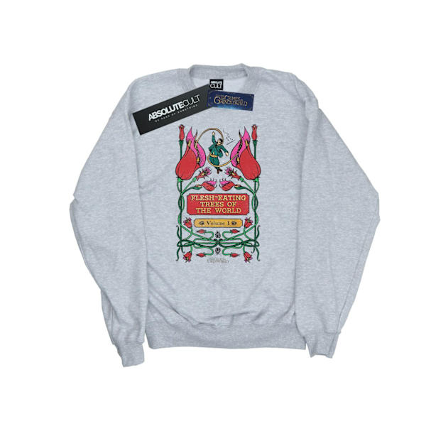 Fantastiska vidunder Kvinnor/Damer Köttätande träd Sweatshirt S Sports Grey S