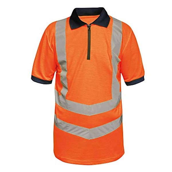 Regatta Professional Hi-Vis Reflex Polo Tröja Herr XL Orange Orange/Navy XL