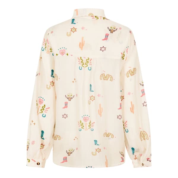Never Fully Dressed Broderad Logotypskjorta för Kvinnor/Damer 10 UK Multicoloured 10 UK