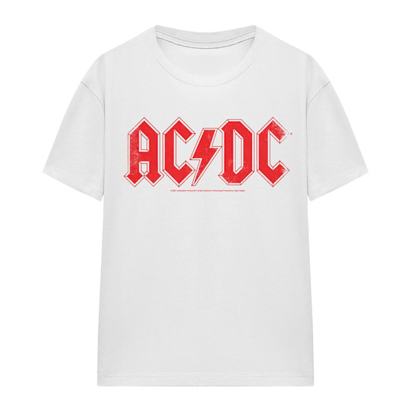 AC/DC Unisex Vuxen Logo T-Shirt M Vit White M