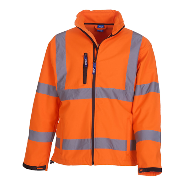 Yoko Unisex Vuxen High-Vis Mjuk Skaljacka L Orange Orange L