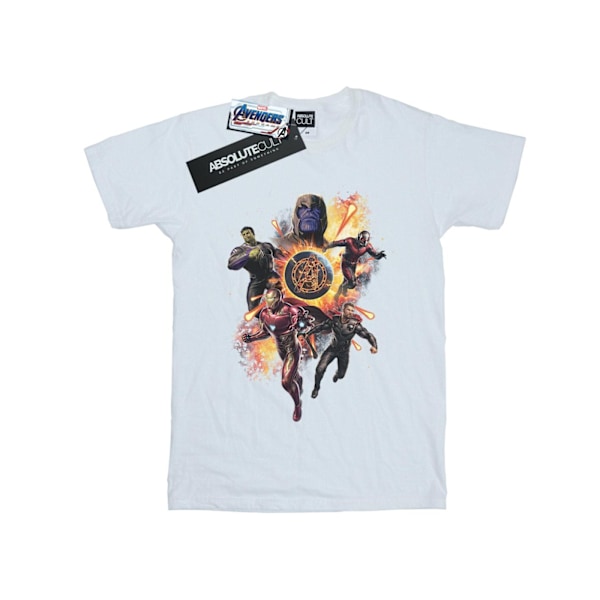 Marvel Boys Avengers Endgame Explosion Team T-Shirt 5-6 år W White 5-6 Years