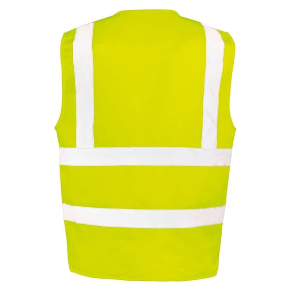 SAFE-GUARD by Result Herr Executive Cool Mesh Säkerhetsväst L Flu Fluorescent Yellow L