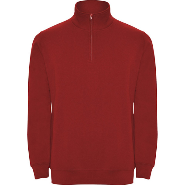 Roly Herr Aneto Kvarts Dragkedja Sweatshirt 3XL Röd Red 3XL