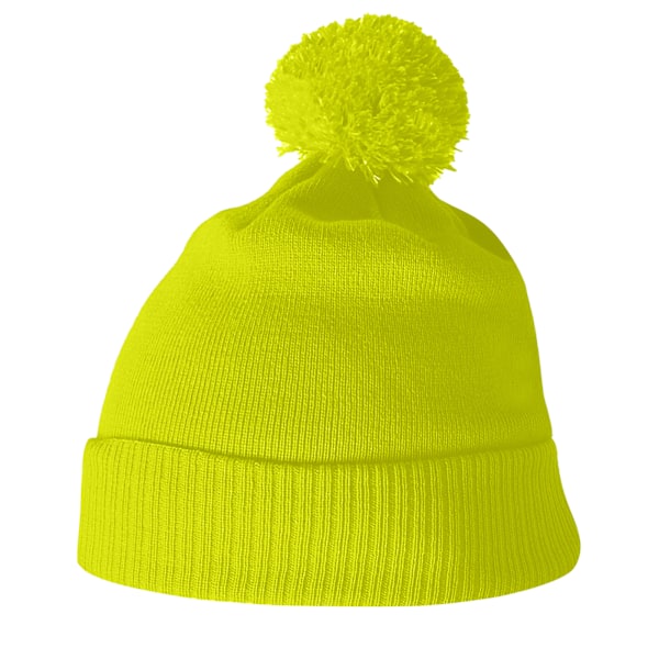 Beechfield Unisex Adult Snowstar Beanie One Size Fluorescent Ye Fluorescent Yellow One Size