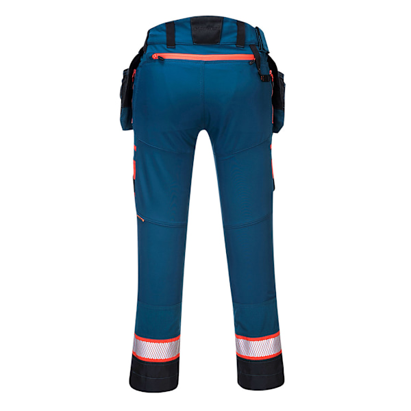 Portwest Herr DX4 Avtagbara Holsterfickor Byxor 33R Metro Metro Blue 33R