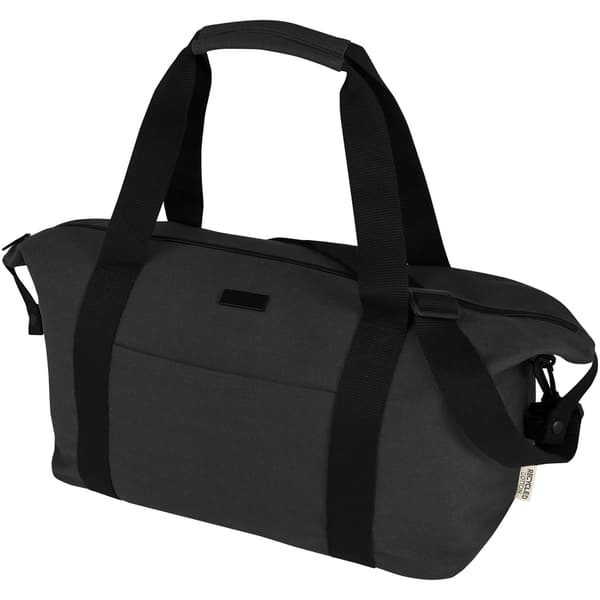 Joey Canvas Sports Recycled Duffel Bag One Size Solid Black Solid Black One Size