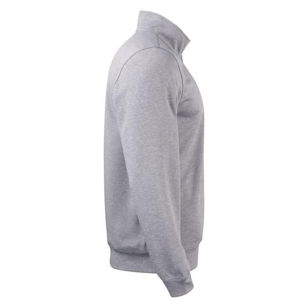 Clique Unisex Vuxen Basic Active Quarter Zip Sweatshirt 3XL Grå Grey Melange 3XL