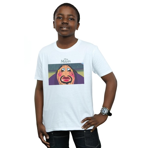 Disney Pojkar Mulan The Matchmaker T-Shirt 7-8 År Vit White 7-8 Years