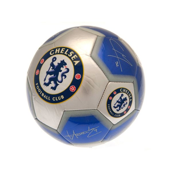 Chelsea FC The Pride Of London Signature Football 5 Blå/Silver Blue/Silver 5