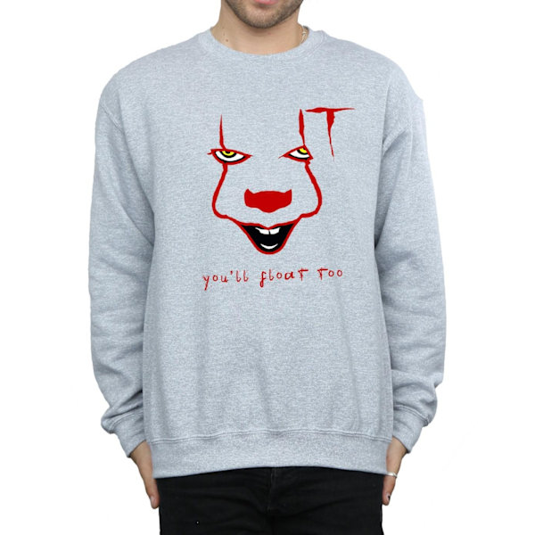 It Mens Pennywise Float Sweatshirt S Sports Grey Sports Grey S