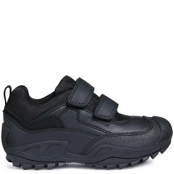 Geox Boys New Savage Abx Läder Sneakers 3 UK Svart Black 3 UK