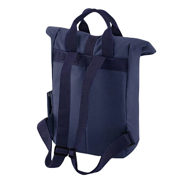 Bagbase Unisex Vuxen Mini Återvunnen Tvillinghandtag Ryggsäck En Storlek Navy Dusk One Size