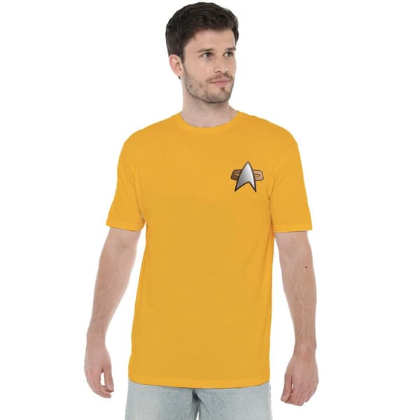 Star Trek Herr Deep Space Nine Engineering Emblem T-Shirt M Gol Gold M
