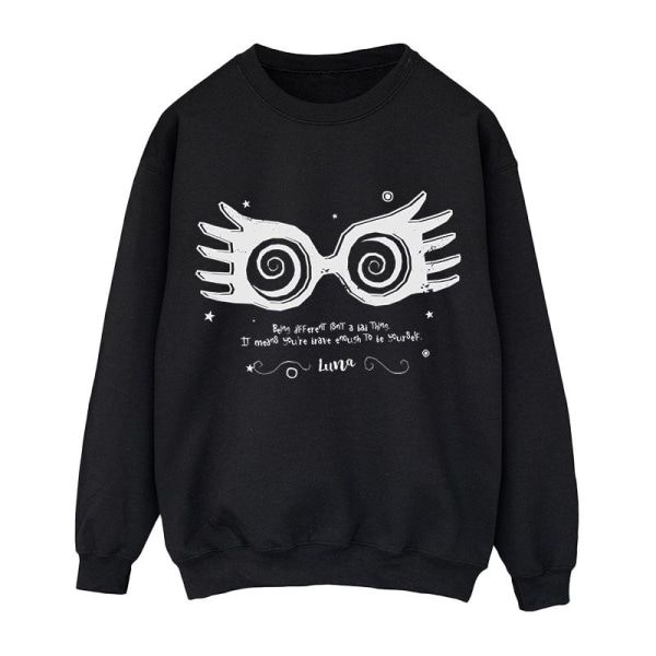 Harry Potter Dam/Dam Luna Being Different Sweatshirt M Bl Black M