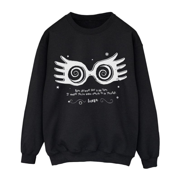 Harry Potter Dam/Dam Luna Being Different Sweatshirt XXL Black XXL