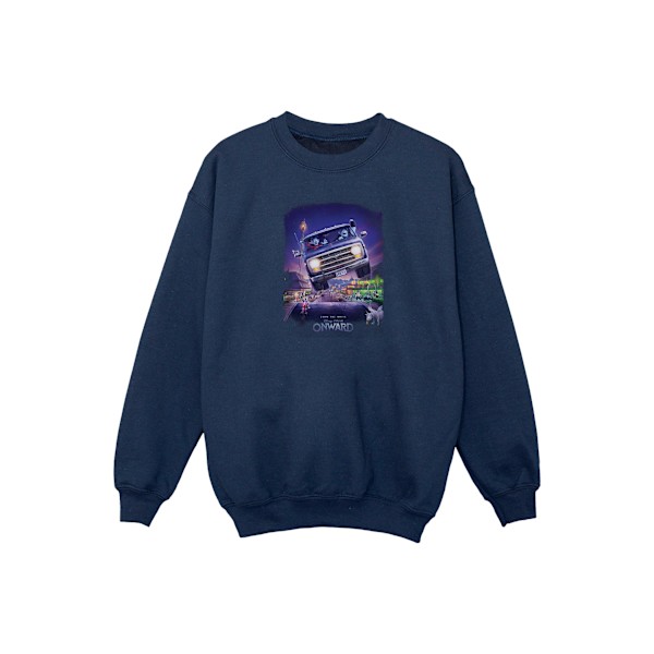 Disney Boys Onward Gwniver Poster Sweatshirt 12-13 år Marinblå B Navy Blue 12-13 Years