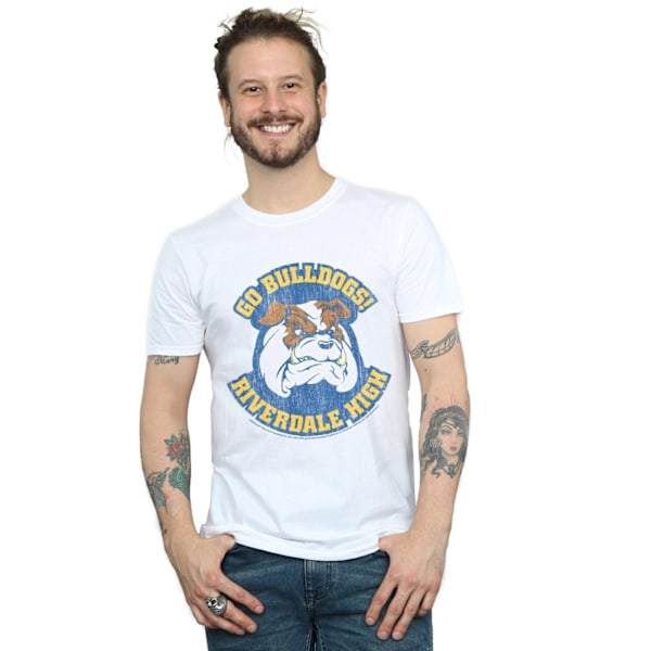 Riverdale Mens Riverdale High Bulldogs T-Shirt S Vit White S