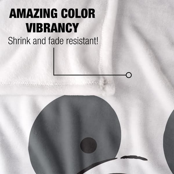 We Bare Bears Silky Panda Supersoft Filt En Storlek Vit/Grå White/Grey One Size