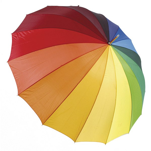 Drizzles Rainbow Golf Paraply One Size Rainbow Rainbow One Size