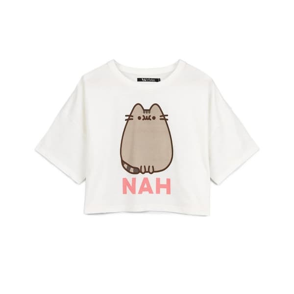 Pusheen Dam/Dam Nah Lång Pyjamas Set M Vit/Grå White/Grey M
