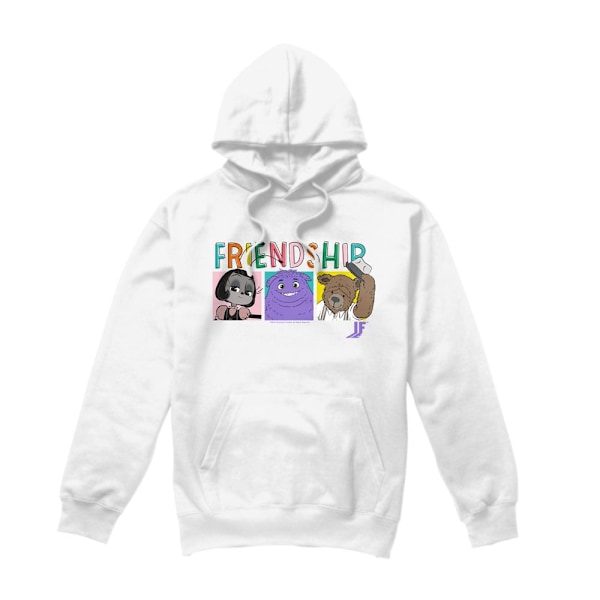 IF Herr Imagine This Squares Hoodie L Vit White L