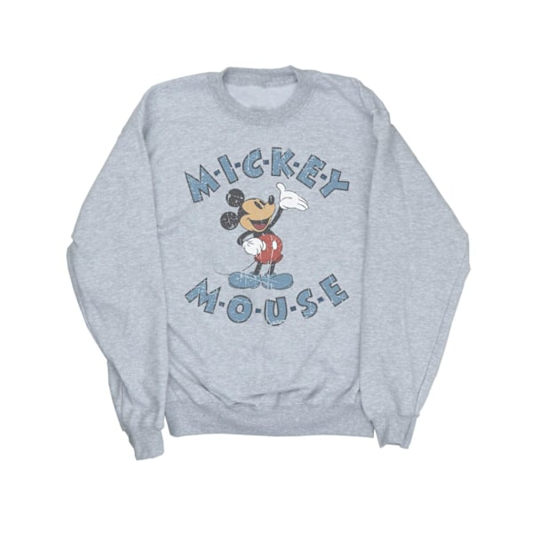 Disney Girls Mickey Mouse Dash Sweatshirt 9-11 år Sports Grå Sports Grey 9-11 Years