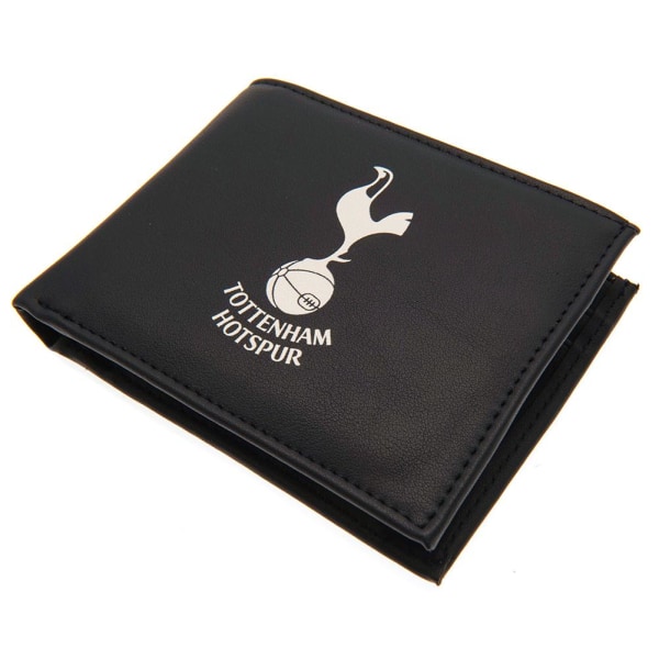 Tottenham Hotspur FC Crest PU-plånbok One Size Svart/Vit Black/White One Size