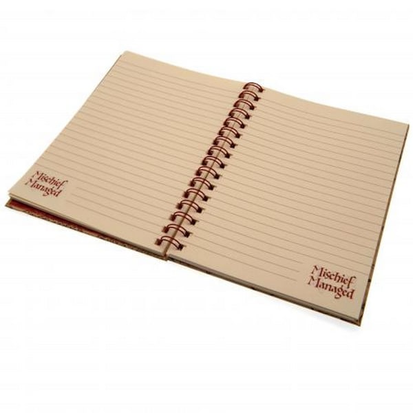 Harry Potter Marauders Map Anteckningsbok En Storlek Beige Beige One Size
