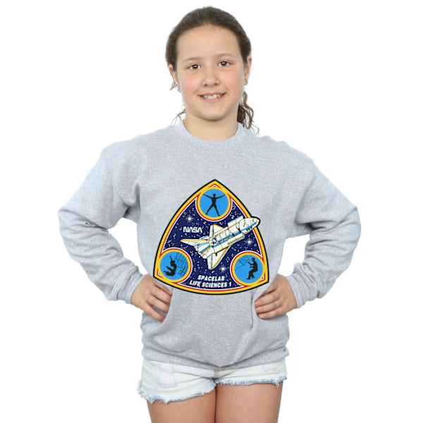 NASA Girls Classic Spacelab Life Science Sweatshirt 12-13 år Sports Grey 12-13 Years