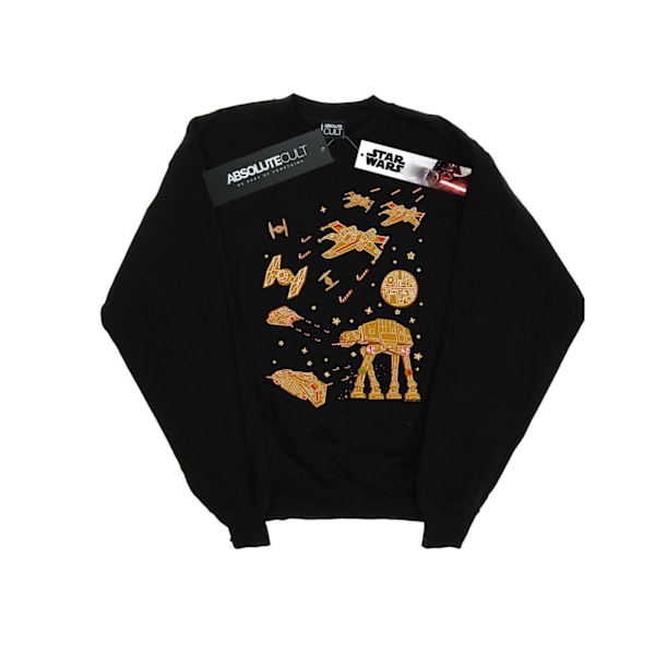 Star Wars Girls Gingerbread Battle Sweatshirt 9-11 år Svart Black 9-11 Years