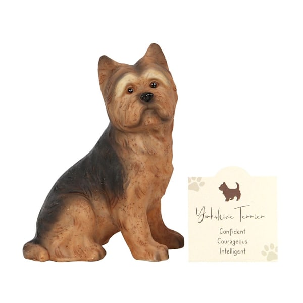 Something Different Resin Yorkshire Terrier Prydnad En Storlek B Brown One Size