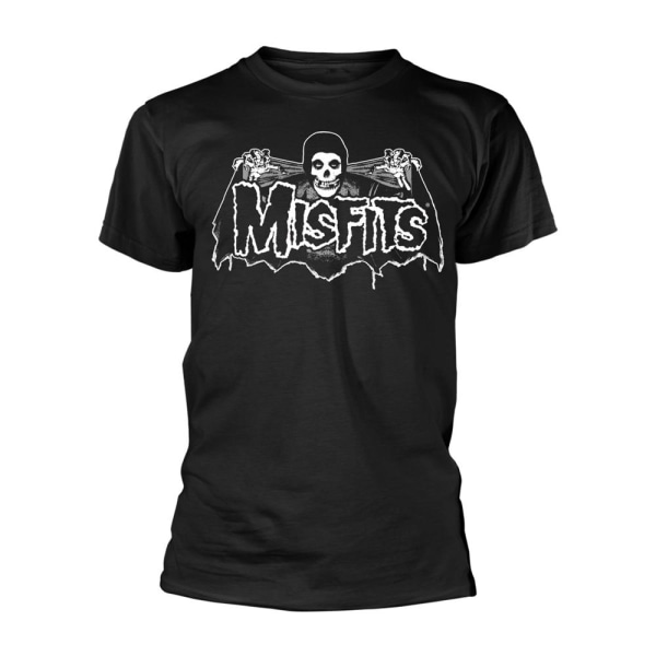 Misfits Unisex vuxen Batfiend Old School T-shirt M Svart Black M